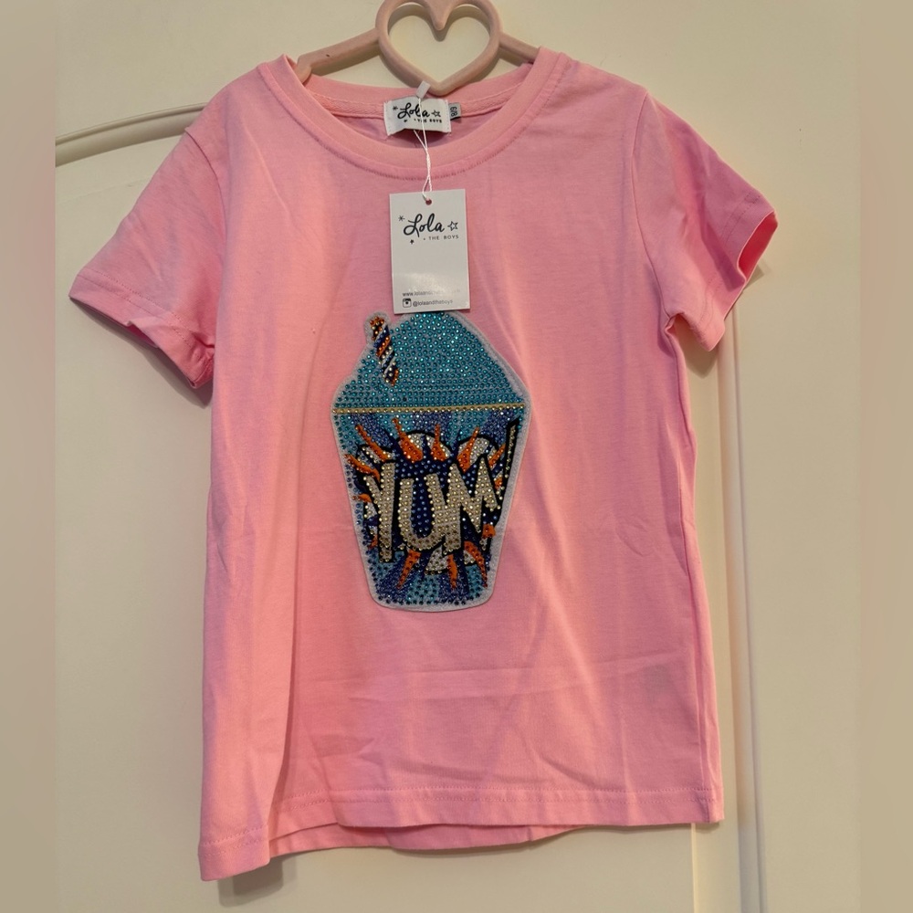 New Lola and The Boys Yum Crystal T-Shirt